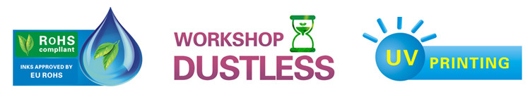 特色經營標志ROHS和DUSTLESS