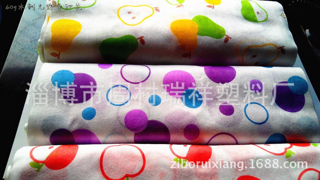 水刺無紡布印花